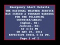 Tornado Warning and EAS Bulletin- May 29, 2011