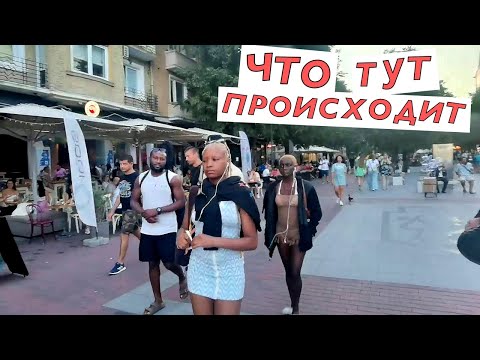 #vlog Будни пенсионерки: АВГУСТ 2023. Прогулка по вечерней Варне. Пешеходная улица