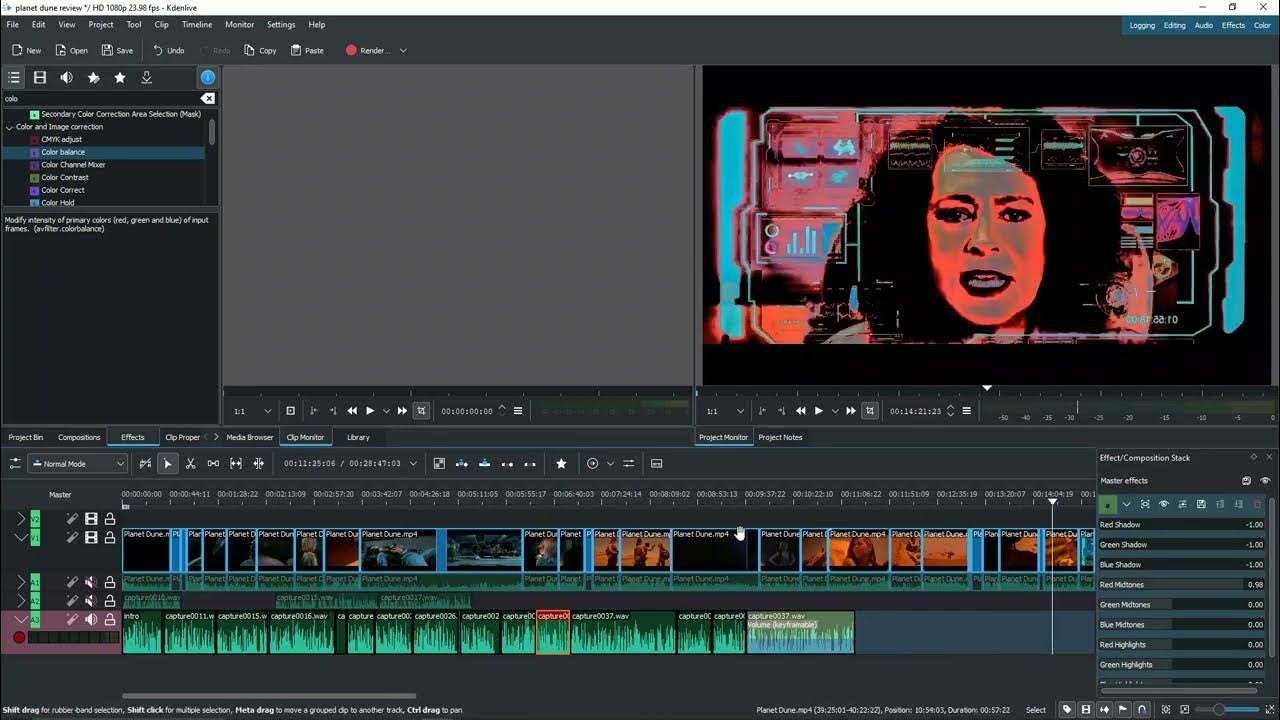 How to use Master effects in Kdenlive to speed up your editing. YouTube