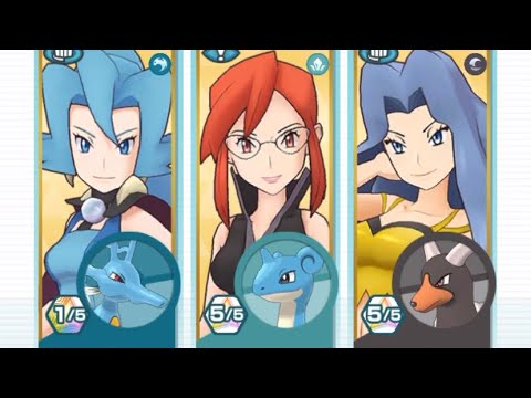 ポケマス 微妙に乳揺れが設定されてるお姉さん達で戦闘してみる
