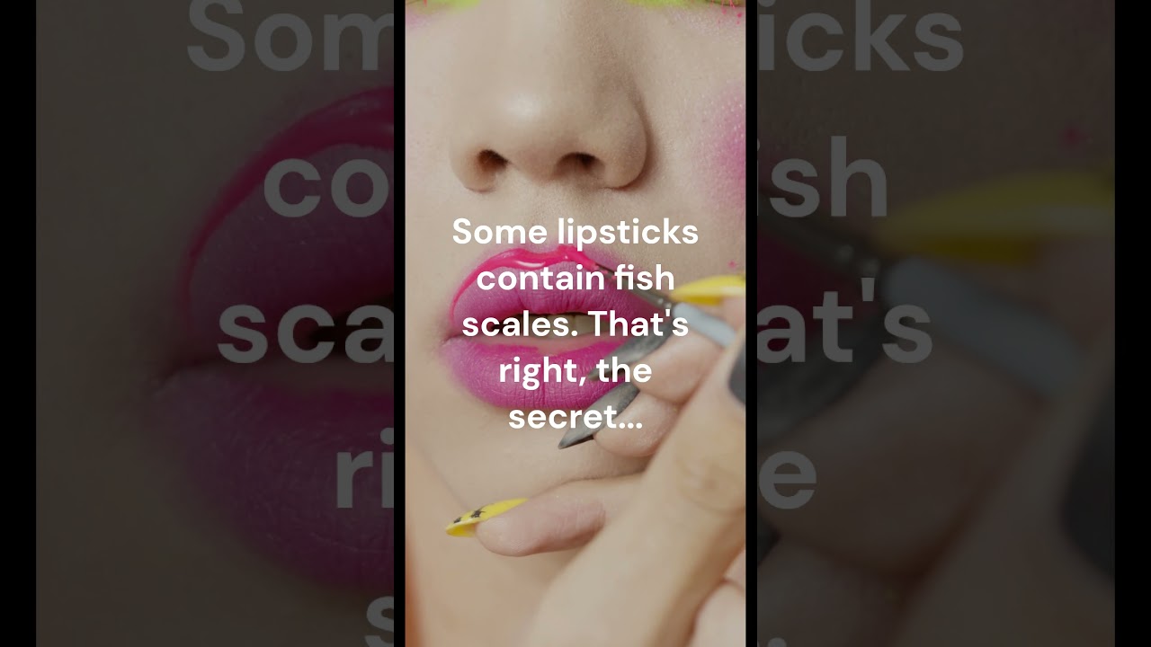 The Fishy Secret Behind Shimmery Lipstick Revealed! 
