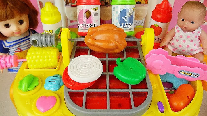 Baby doll cooking food kitchen toys Baby Doli play