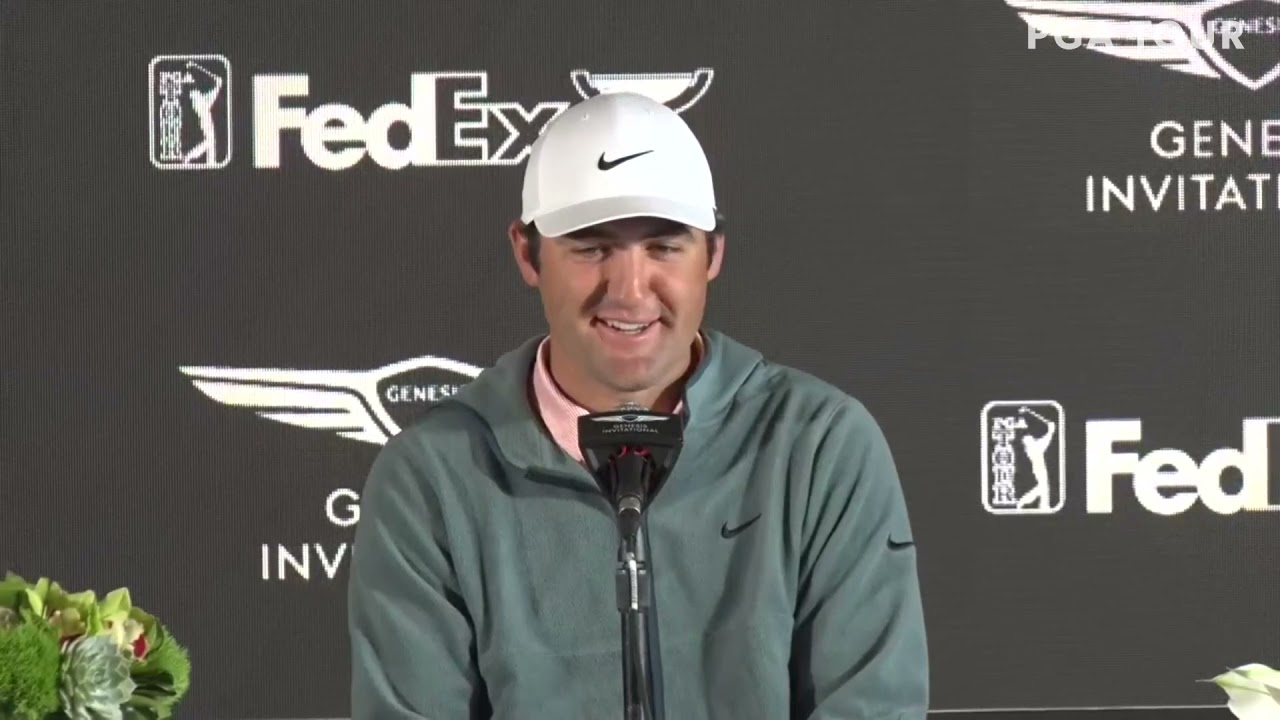 Scottie Scheffler 2022 Genesis Invitational Tuesday Presser PGA Tour