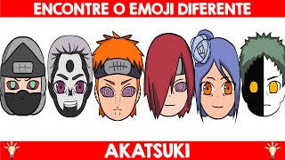 FIND THE DIFFERENT EMOJI AKATSUKI - EMOJIS AKATSUKI GAME - NARUTO