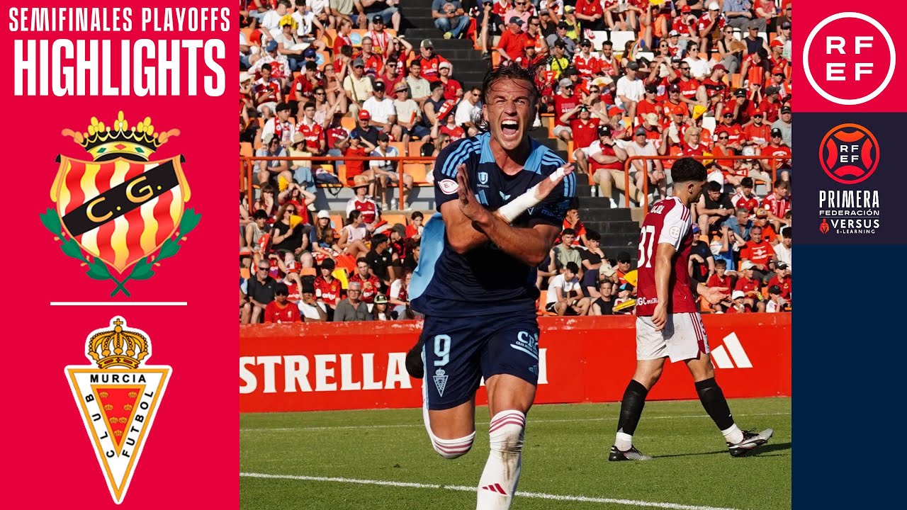 Resumen #PrimeraFederación | Gimnàstic 1-1 Real Murcia CF | Semifinales Playoffs (IDA) | Temp. 24/25