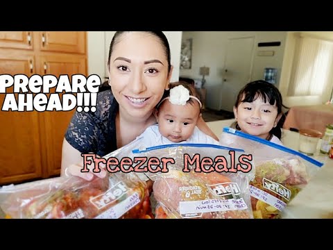 BE PREPARED: 3 FREEZER MEALS!!! PREPARE MEALS AHEAD! - YouTube