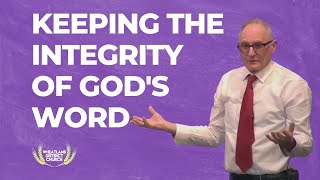 Keeping the Integrity of God's Word | Ps Kevin McKenzie | Wheatland District Church screenshot 5