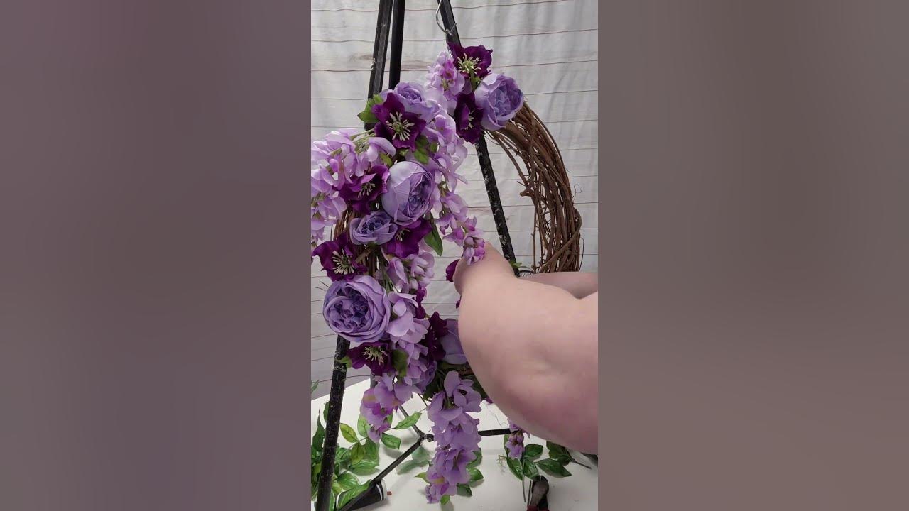 Make a Wisteria Wreath with me!