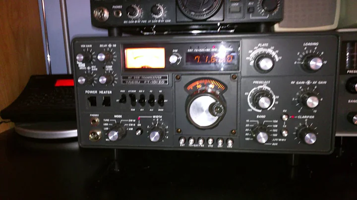 K9CT - 2016 CQWW SSB Contest - 40m - Yaesu FT 101 ZD