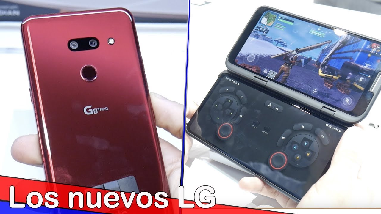 LG G8 thinQ y LG V50 con 
