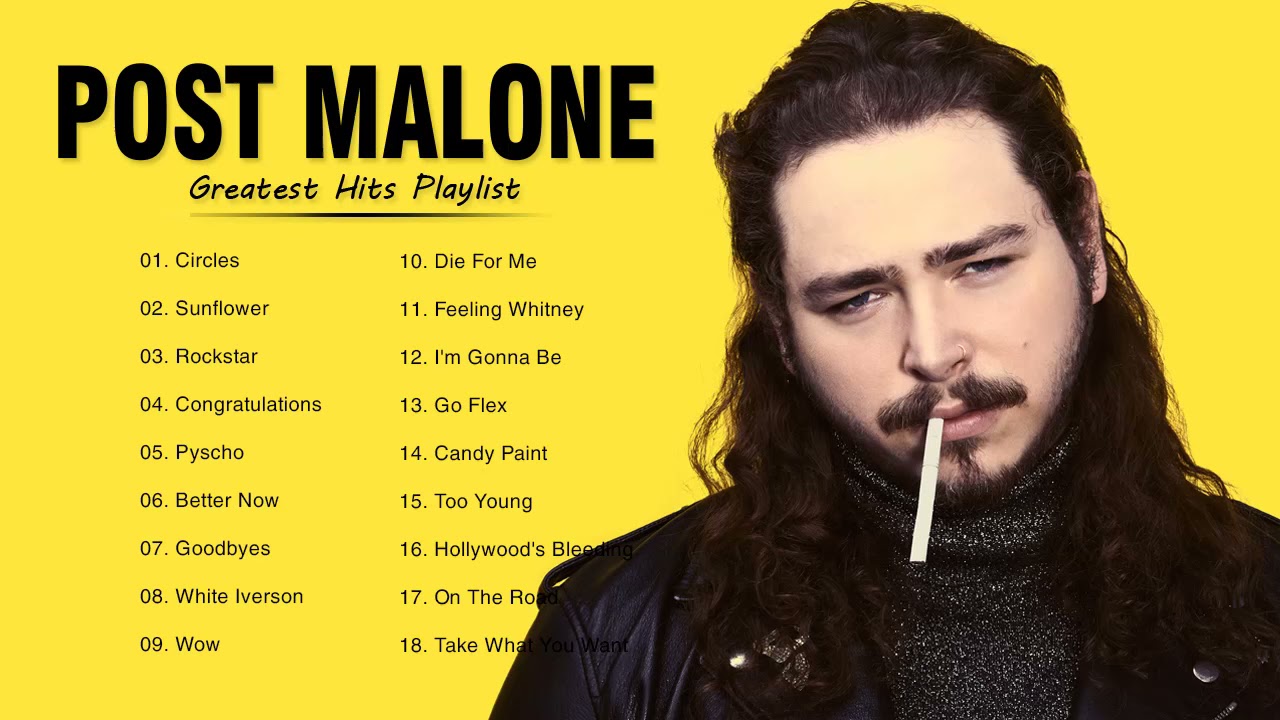 Post Malone Greatest Hits Full Album - Best Songs of Post Malone - YouTube