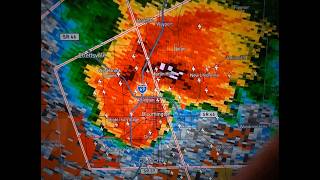 Large Hook On Radar after the Bloomington, Indiana Tornado of 2026
