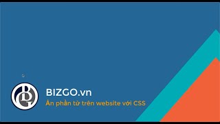 Hướng dẫn tuỳ chỉnh giao diện với CSS/HTML/JS trên BizGo.vn screenshot 3