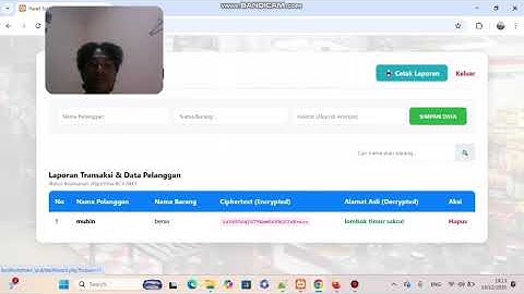 Implementasi algoritma kriptografi RC4 dalam pengamanan database pelanggan pada toko sembako Ipul