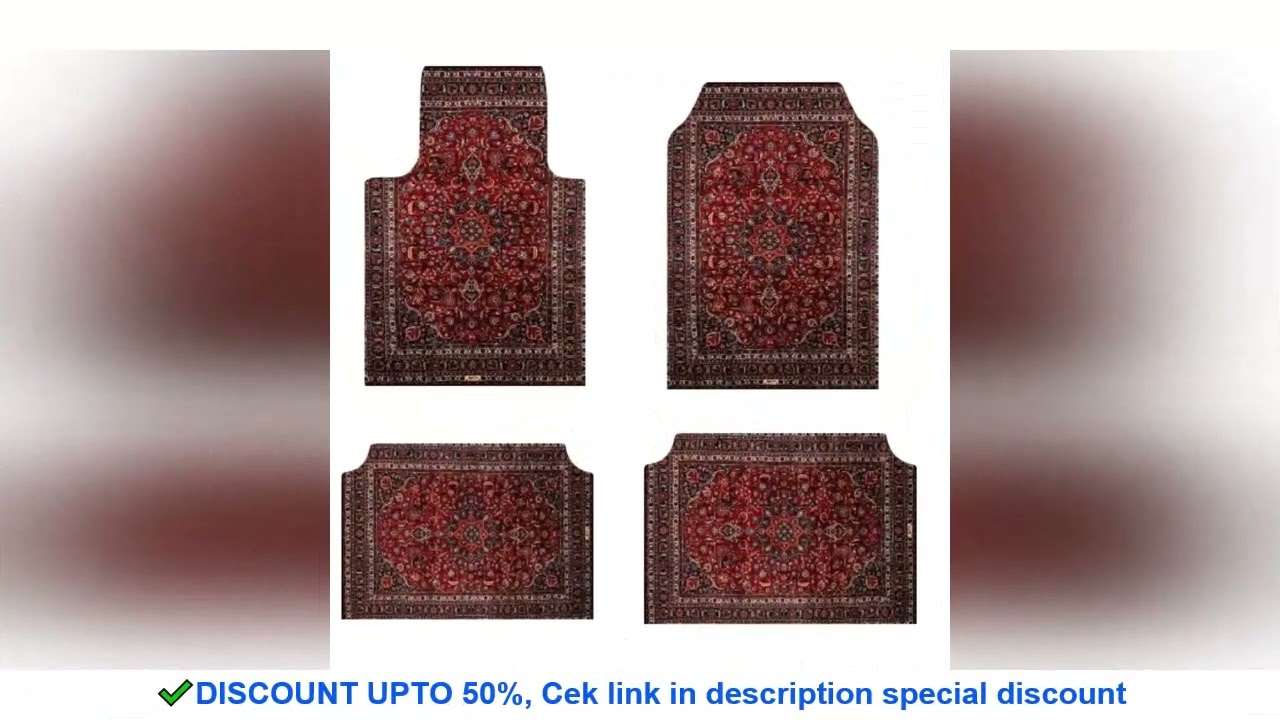 Universal Size Car Foot Mat Home Washable Soft Rug Set of Bohemian Style Anti-slip Floor Mat America