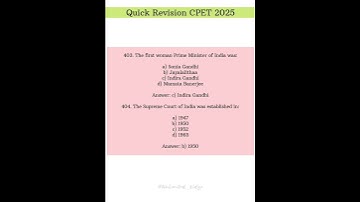 CPET 2025 || Political Science MCQs || Quick Revision MCQs For Pg entrance #CPET2025 #ugcnet
