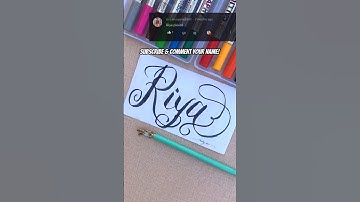 Name art ☺️🥰 ( Riya ) floating pen 🖊️🖋️ #shorts #art #artwork #name #trending #viral