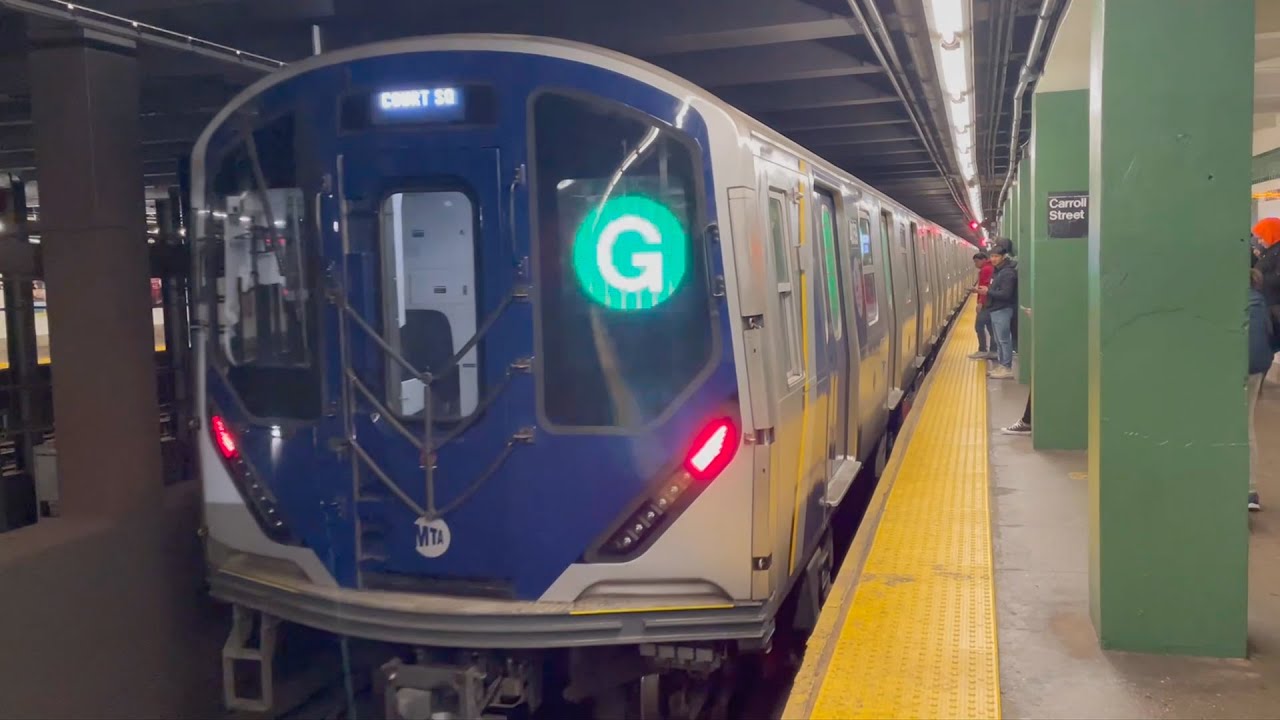 IND Culver Line: PM Rush Hour R46/R68/R68A/R160/R179/R211T F Exp/Lcl, G ...