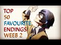 Top 50 Favourite Anime Endings by Weeb 2