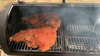 Smoked Wild Turkey Breast...MAJOR MISTAKE MADE but still turned out great!!!