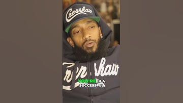 Nipsey Hussle’s Real Story: From Struggle to Success. #motivation #lifelessons #shortvideo