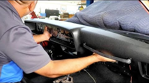 Installation of NPD Exclusive 1970 71 72 73 74 75 76 77 78 79 80 81-1981 Firebird Trans Am Dash Pad