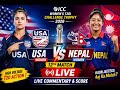 USA Women vs Nepal Women Live 🔴 | 12th Match ICC Women’s T20I Challenge Trophy 2026 | Live Commenta
