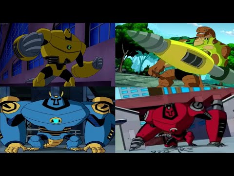 Ben 10: All Armodrillo/Toolboxx Transformations