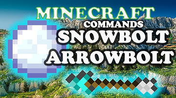 MINECRAFT | How to make Lightning Snowball / Arrows With Commands!!!