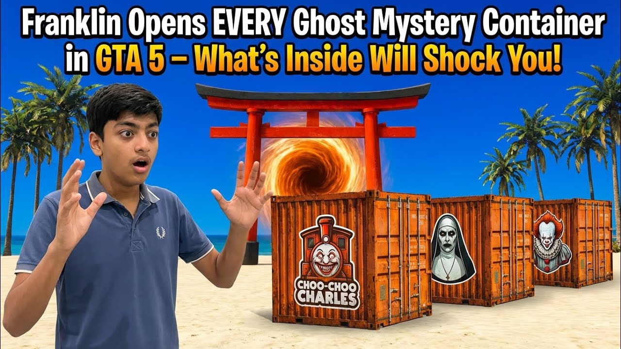 Franklin Opens EVERY Ghost Mystery Container in GTA 5 – What’s Inside Will Shock You!