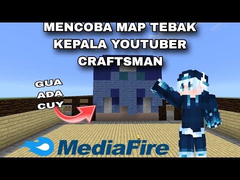 RIFIEW MAP KEPALA YOUTUBER CRAFTSMAN!! ADA GUA CUY🤯!! LINK MAP ADA DI DESKRIPSI YA GUYS😇👍!!
