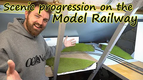 Model Railway Static Grass application | How to | Building Up A Model Railway S2 E14