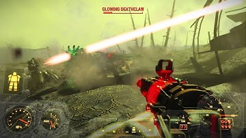 Sentry Bot Buddy vs. Glowing Deathclaw