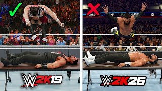 15 Reasons Wwe 2K19 Is Still Better Than Wwe 2K26