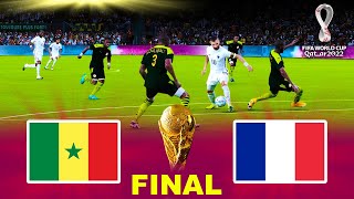 Senegal vs France Final FIFA World Cup 2022 Full Match All Goals eFootball PES 2021 Gameplay