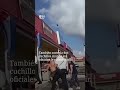 Detienen a un hombre con un cilindro de gas encendido
