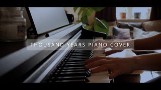A Thousand Years - Christina Perri | Piano Cover | Beginner to Intermediate level