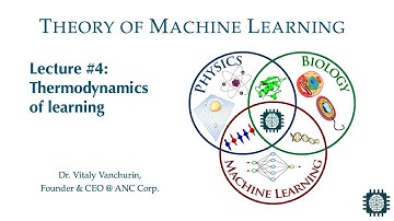 Lecture #4: Thermodynamics of learning