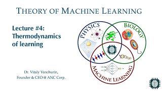 Lecture #4: Thermodynamics of learning