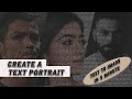 How to Create a Text Portrait using HTML & CSS | Text to Image