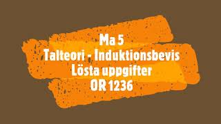 Ma5 OR 1236 Induktionsbevis Lösta övningar