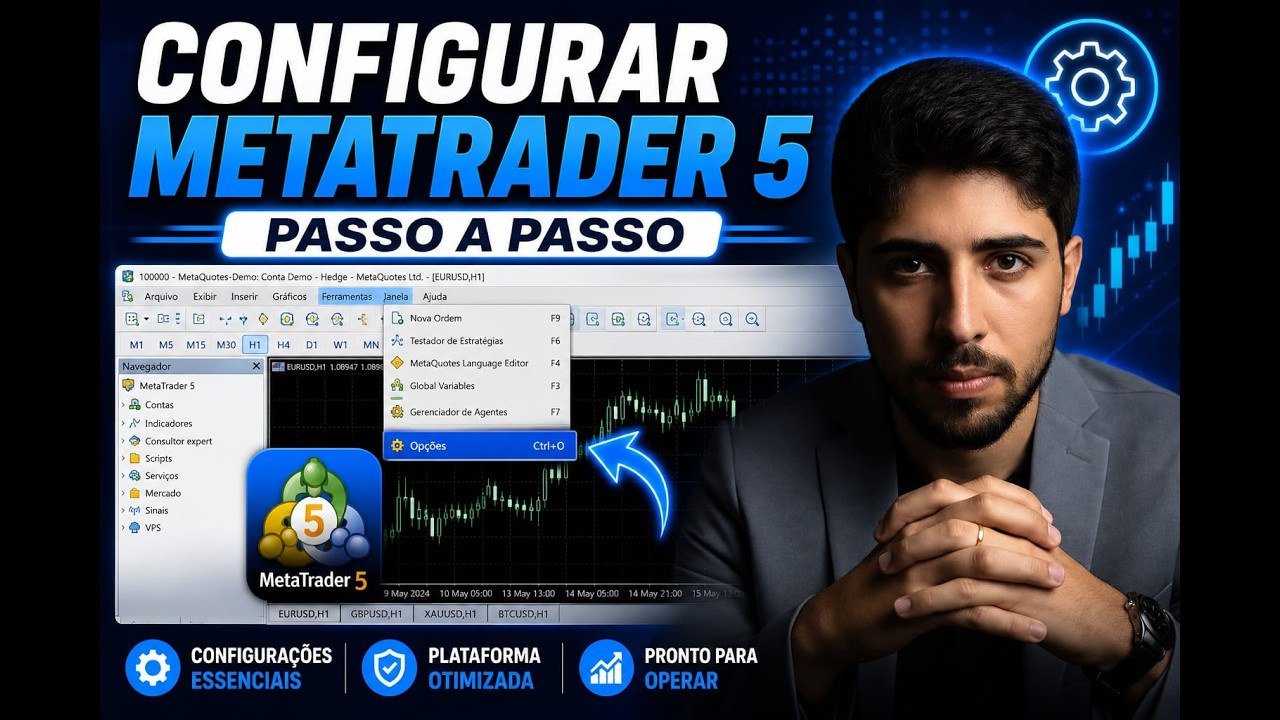 Como configurar a plataforma de Negociação MT5 - YouTube