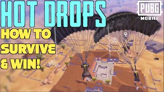 HOW TO SURVIVE AND WIN HOT DROPS IN PUBG MOBILE screenshot 3