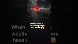 Dark clouds + heavy rain = scary vibe 😳🌧️  #DarkSky #BlackClouds  #NatureVibes #shorts