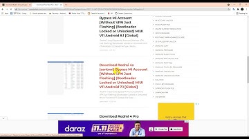 How To Download Redmi 4x (santoni)  Bypass Mi Account Flash File  Just Flashing