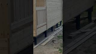 Свайно-винтовой фундамент каркасного дома #готовыйдом #доммечты #каркасник