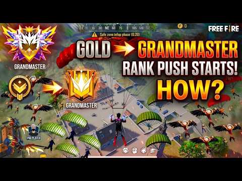 🔴Grandmaster Rank Push Live | Solo vs Squad Gameplay | Free Fire☠️🗿#freefire #live #shortslive