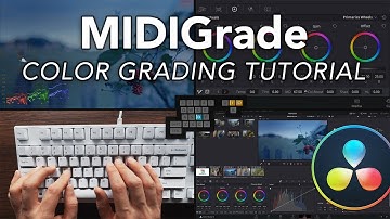 MIDIGrade: Color Grading Tutorial with keyboard only