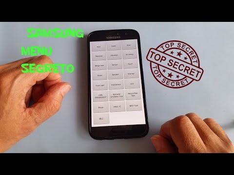 Menu Nascosto (test) Samsung  - Secret Menu Samsung