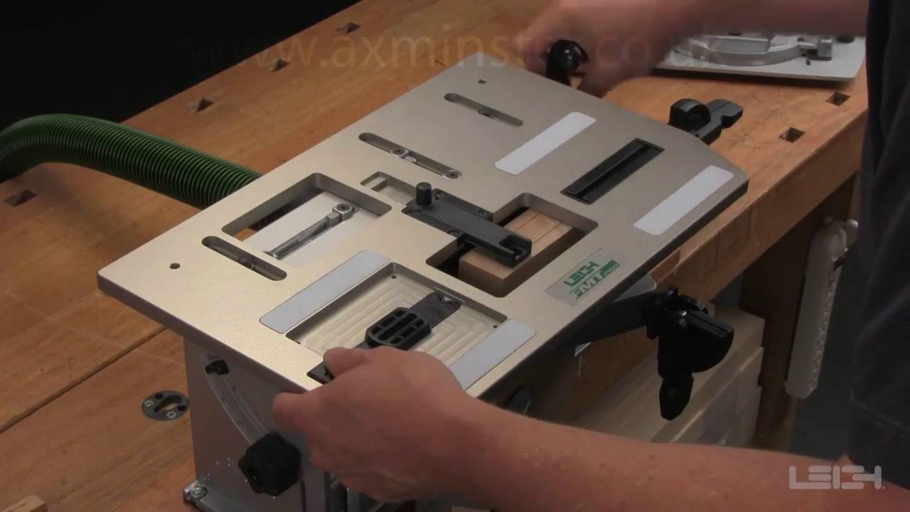 Leigh FMT Mortice & Tenon Jig Metric Quadruple Mortise & Tenon YouTube